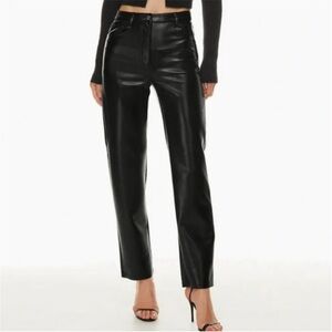 Aritzia faux leather Wilfred pants